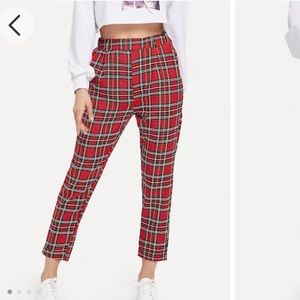Plaid pants